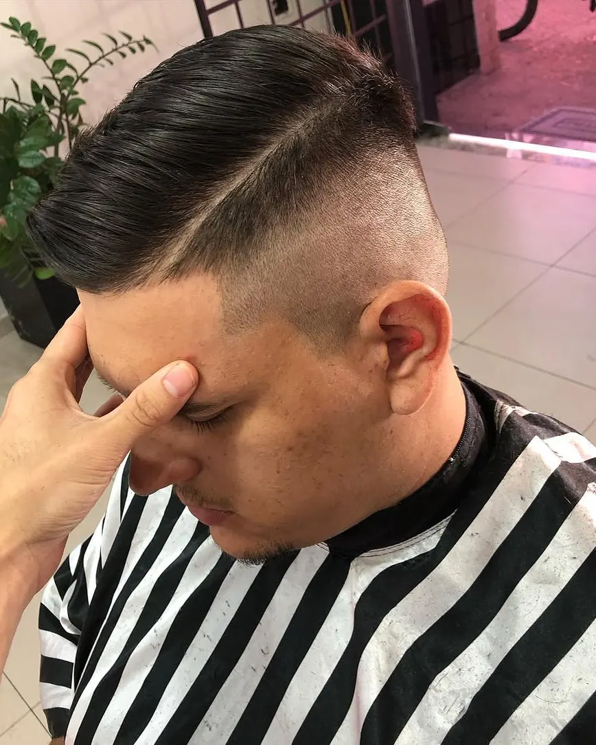 Side part com risco